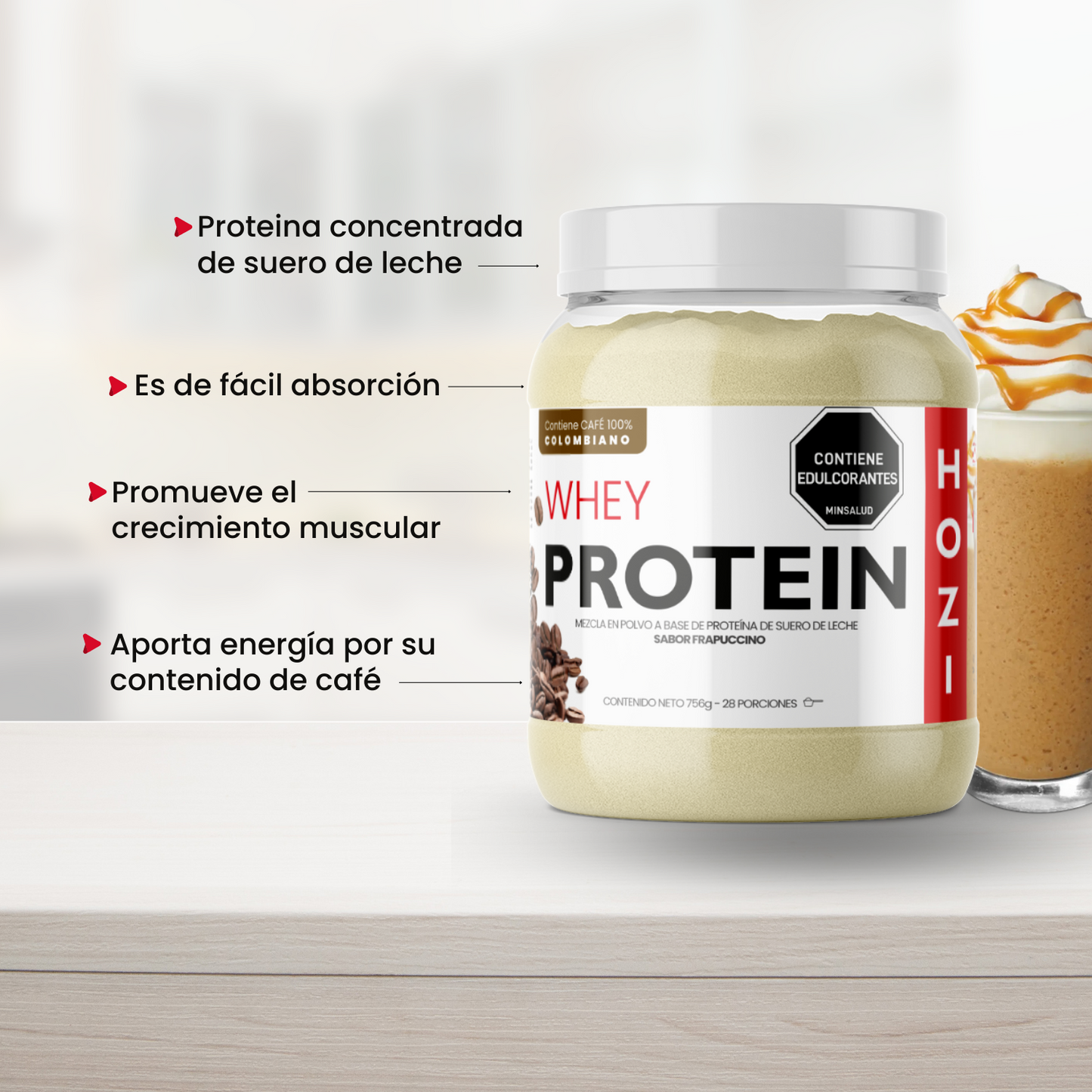 WHEY PROTEIN FRAPUCCINO
