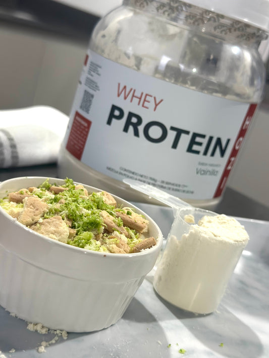 Pie de limón con proteína