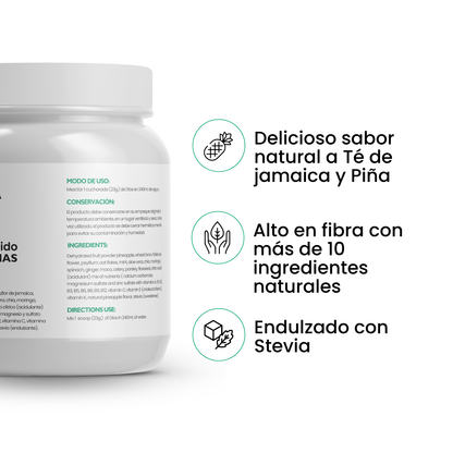 BEBIDA DETOX FIBRA NATURAL HOZI